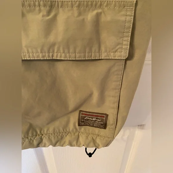 Eddie  Bauer Men's Khaki Outdoor Vest Size xl - Picture 2 of 10
